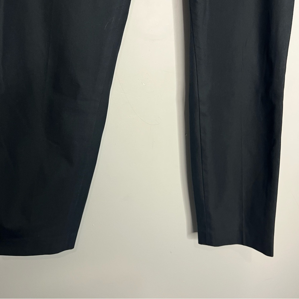 Theory Thaniel Approach Stretch Cropped Black Pull On Pants, size 10 - Picture 8 of 16